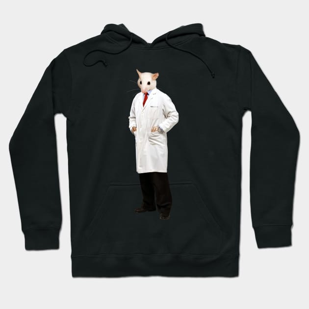 Scientist Mouse Hoodie by MaxencePierrard